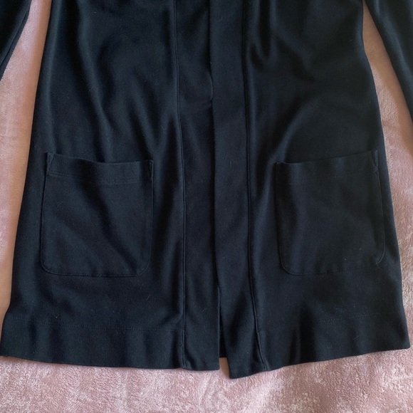 Isaac Mizrahi Essentials open front knit cardigan - black - Picture 3 of 4